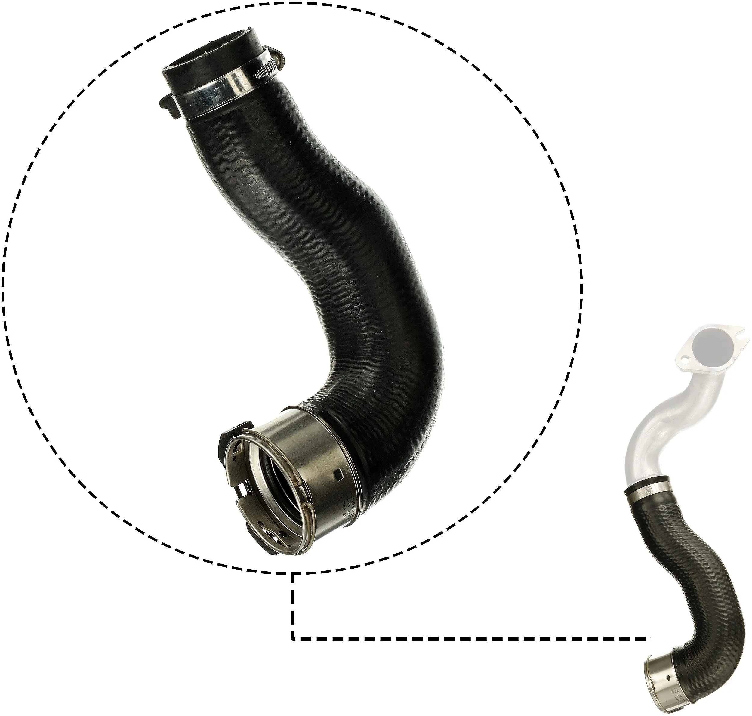 GATES 09-1697 Charge Air Hose