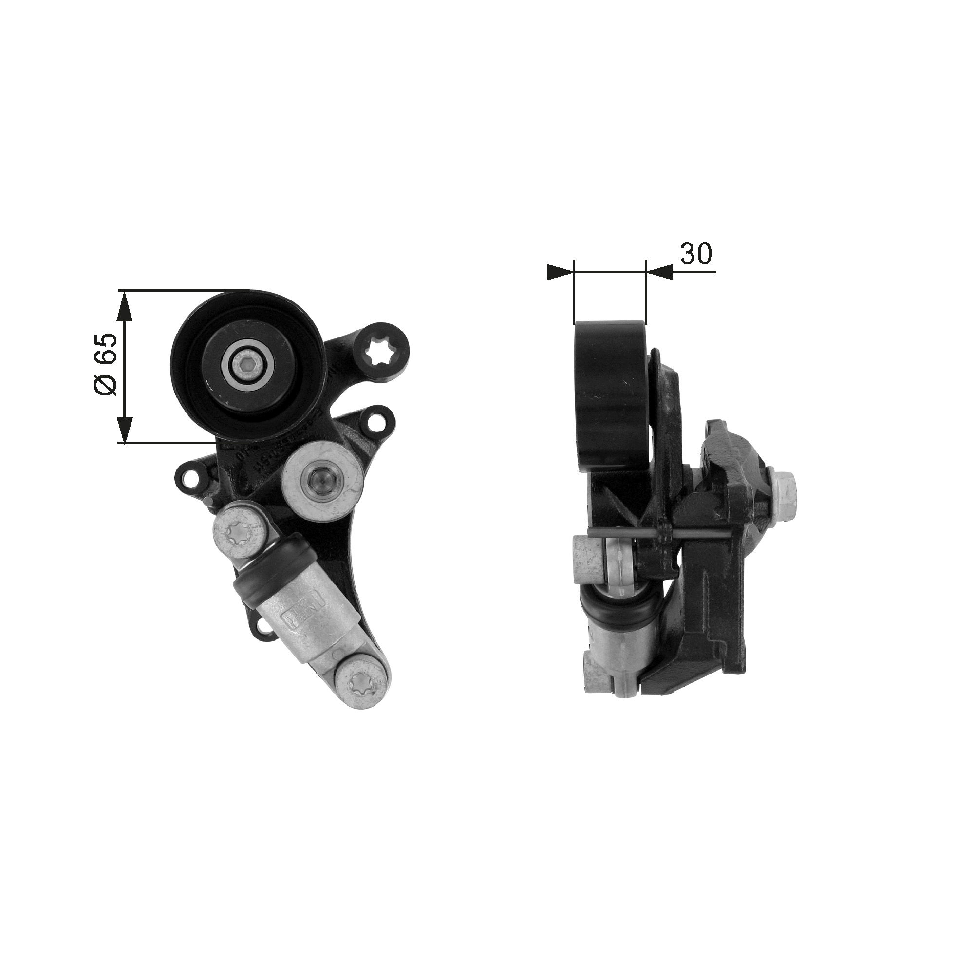 Belt Tensioner, V-ribbed belt DriveAlign™ T38305