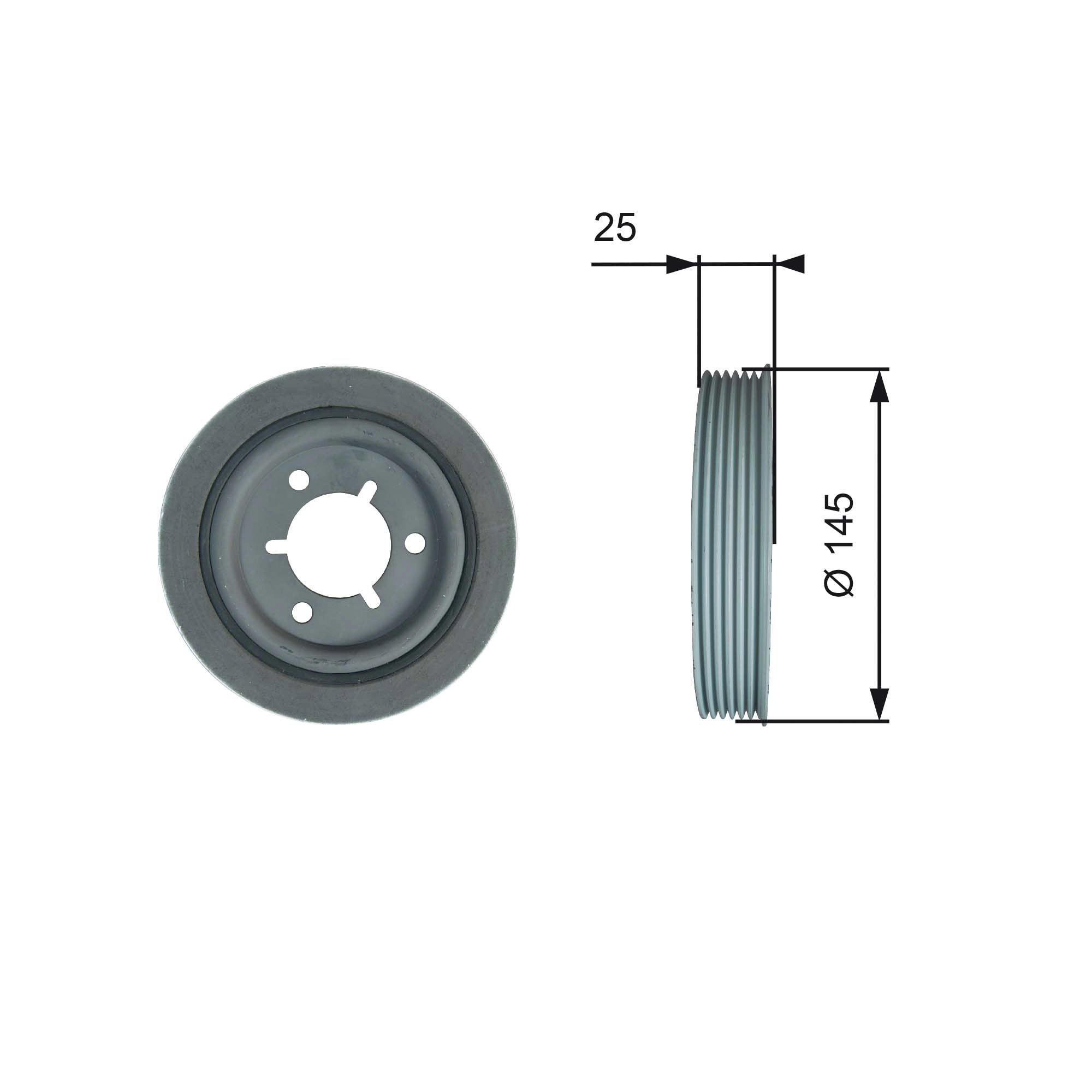 Belt Pulley, crankshaft DriveAlign™ TVD1056