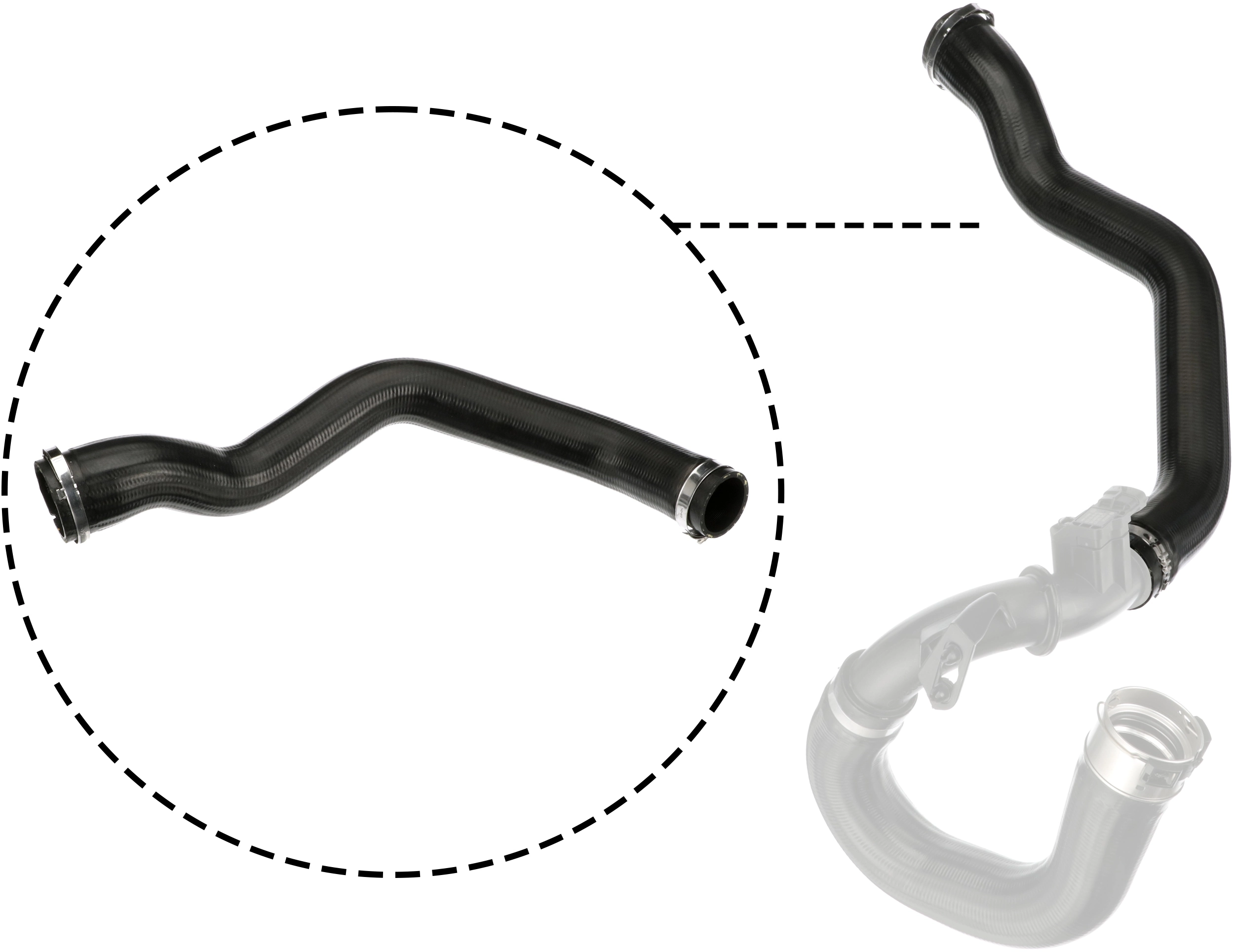 增压进气软管 09-1393