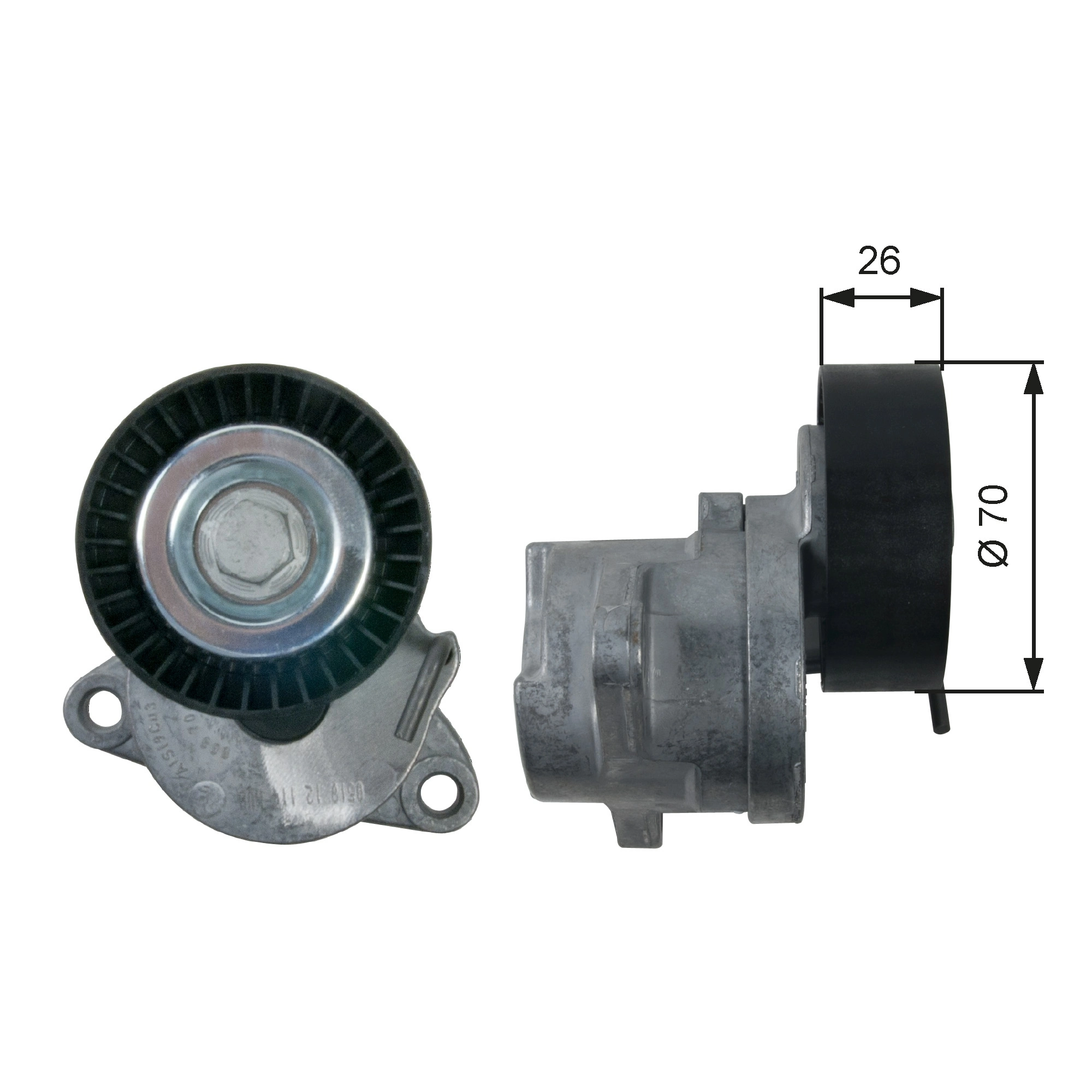 Belt Tensioner, V-ribbed belt DriveAlign™ T39164