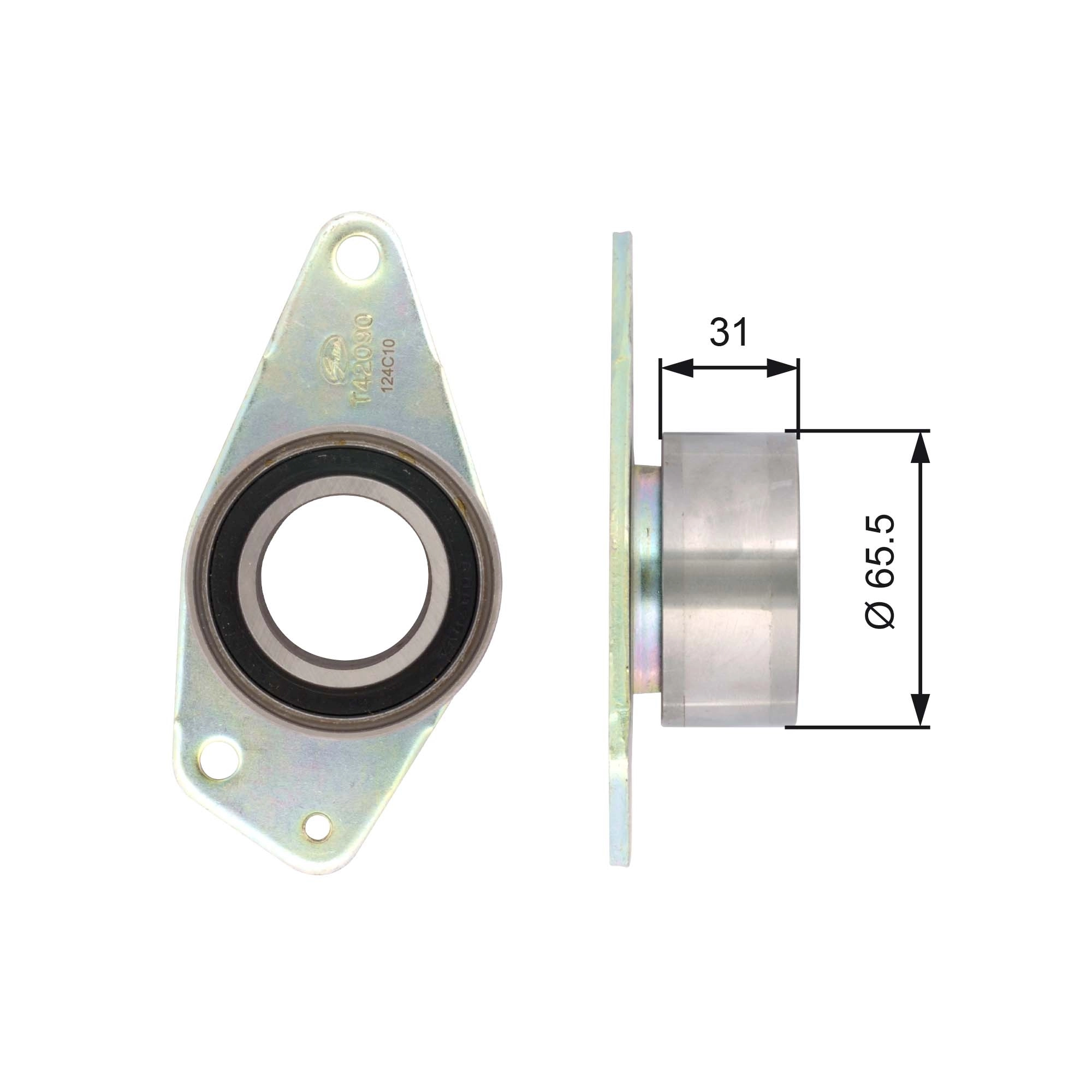 Deflection Pulley/Guide Pulley, timing belt PowerGrip™ T42090