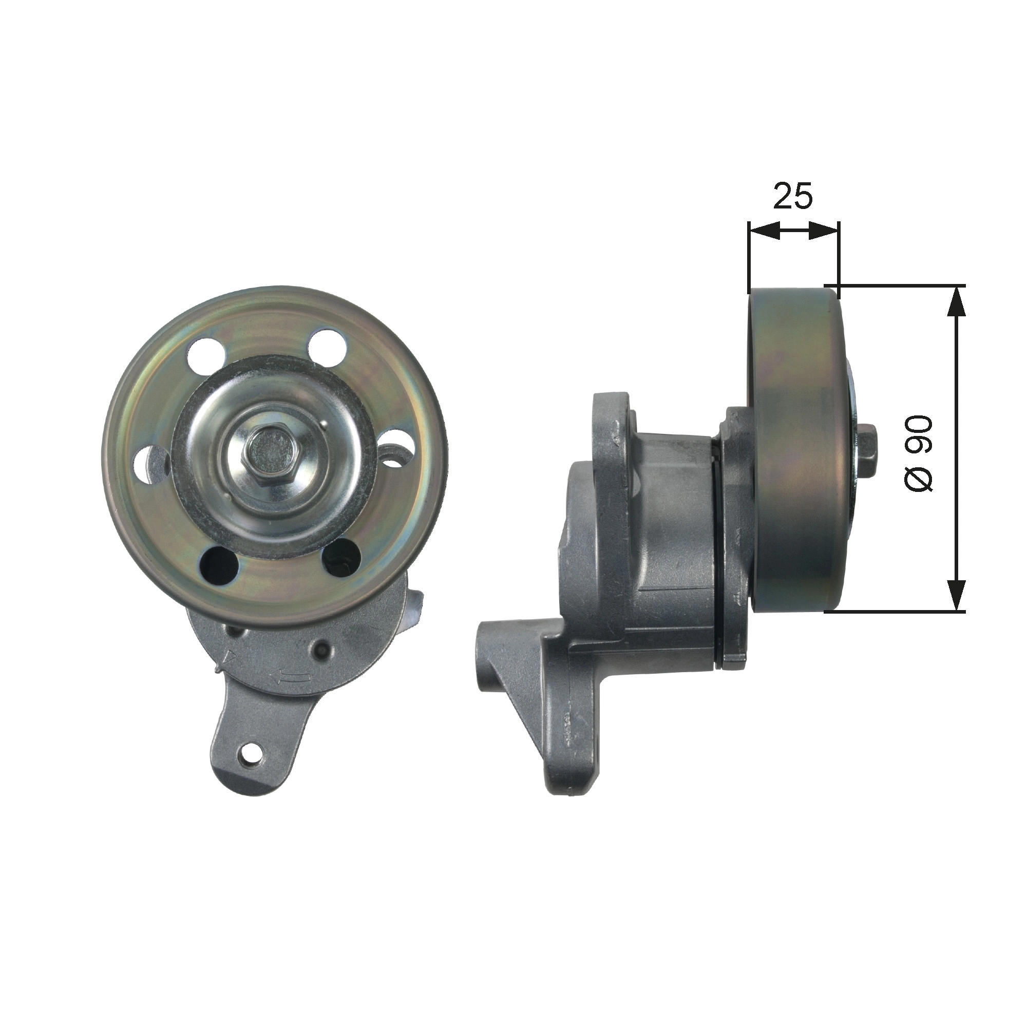 Belt Tensioner, V-ribbed belt DriveAlign™ T39154