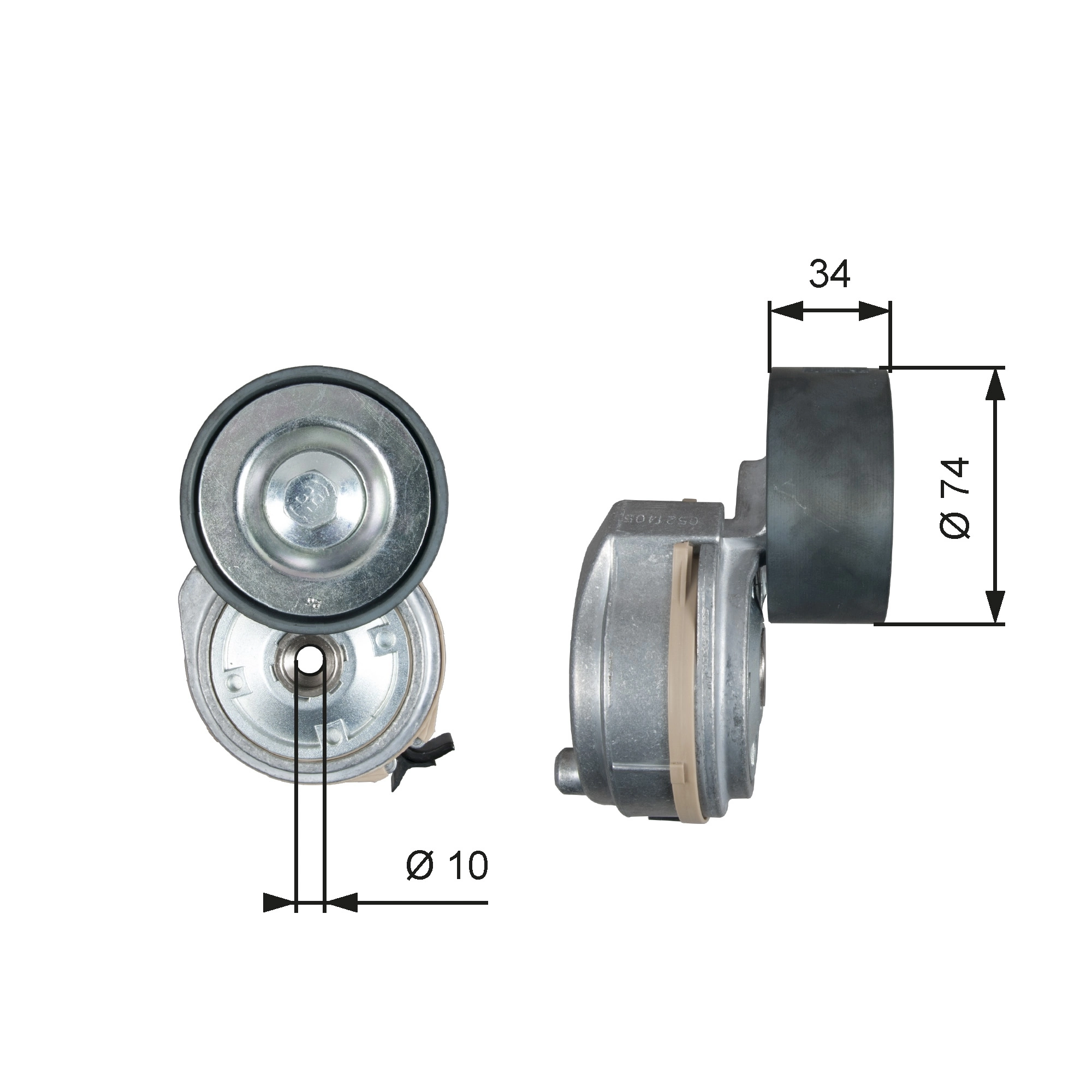Belt Tensioner, V-ribbed belt FleetRunner™ T38638