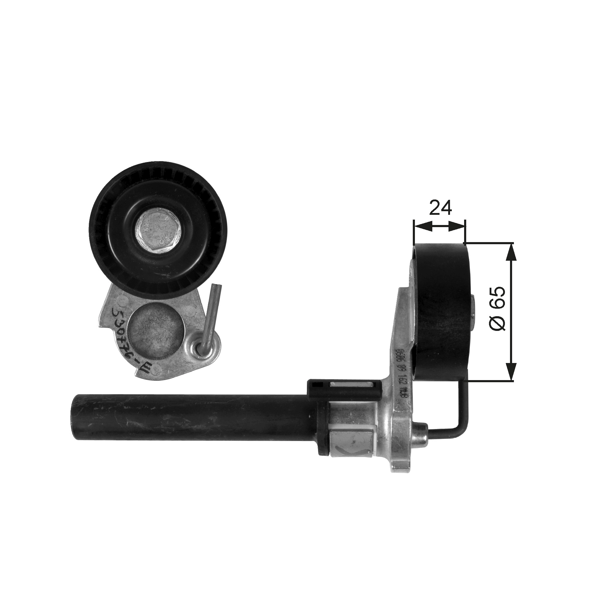 Belt Tensioner, V-ribbed belt DriveAlign™ T39087