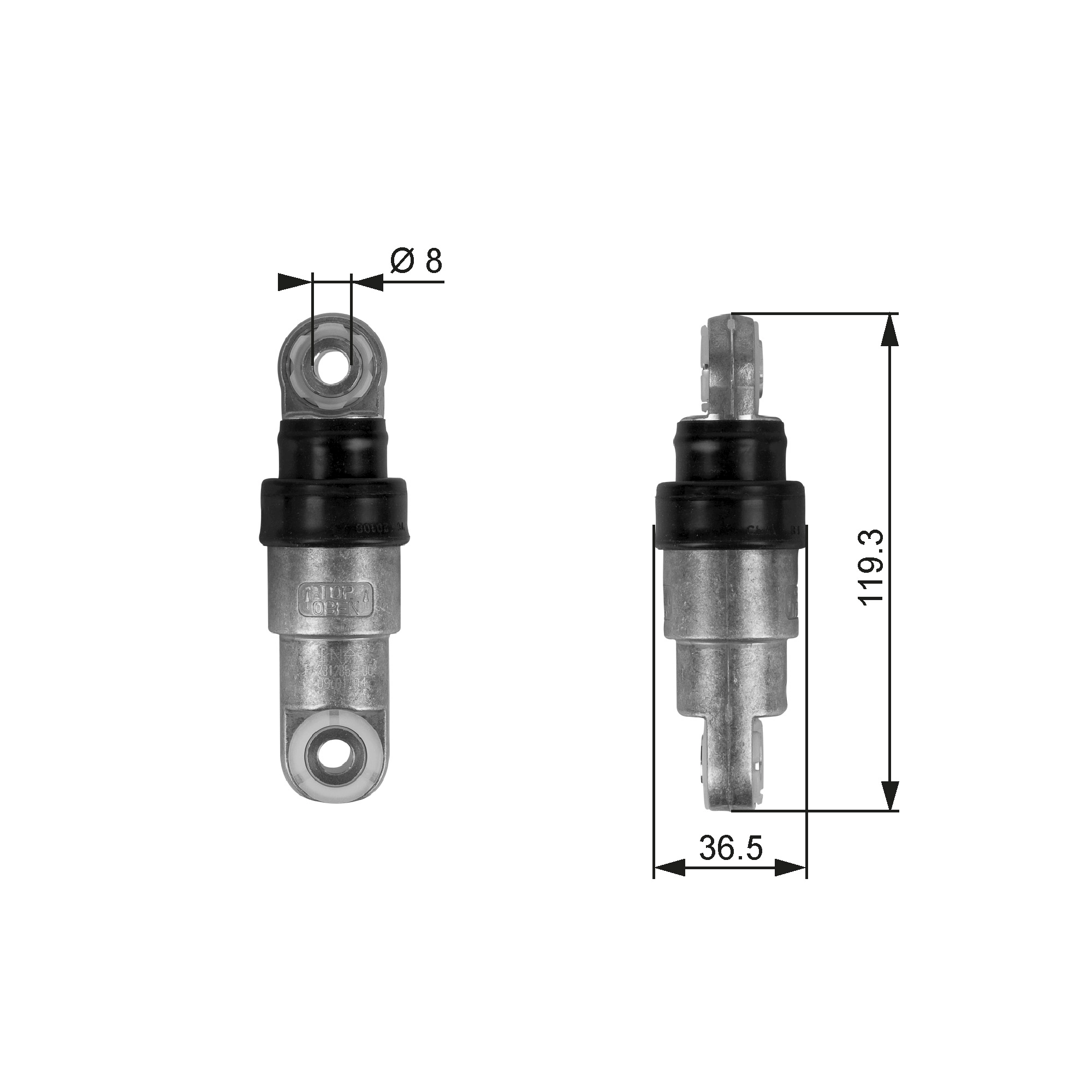 Vibration Damper, V-ribbed belt DriveAlign™ T38218