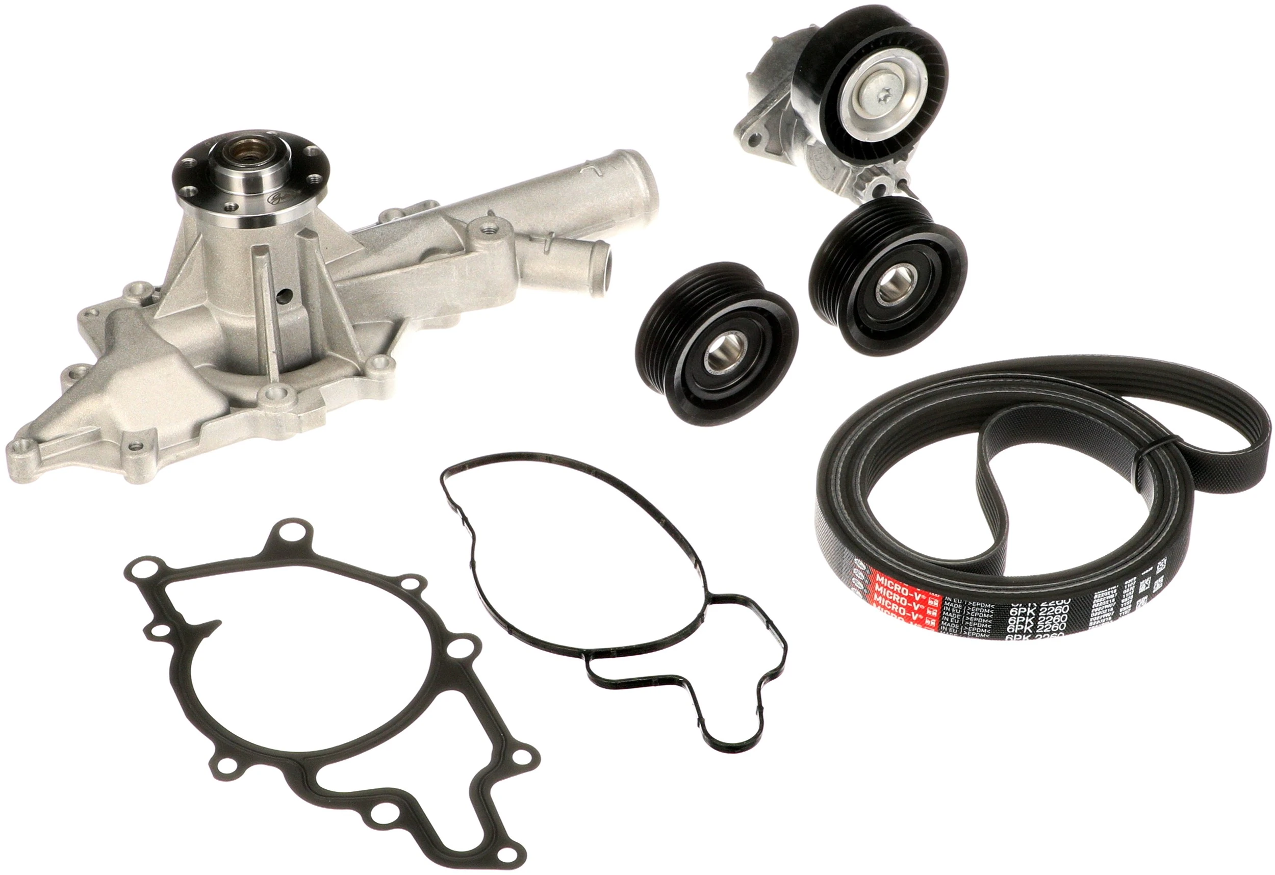 Water Pump + V-Ribbed Belt Kit Micro-V® KP26PK2260-2