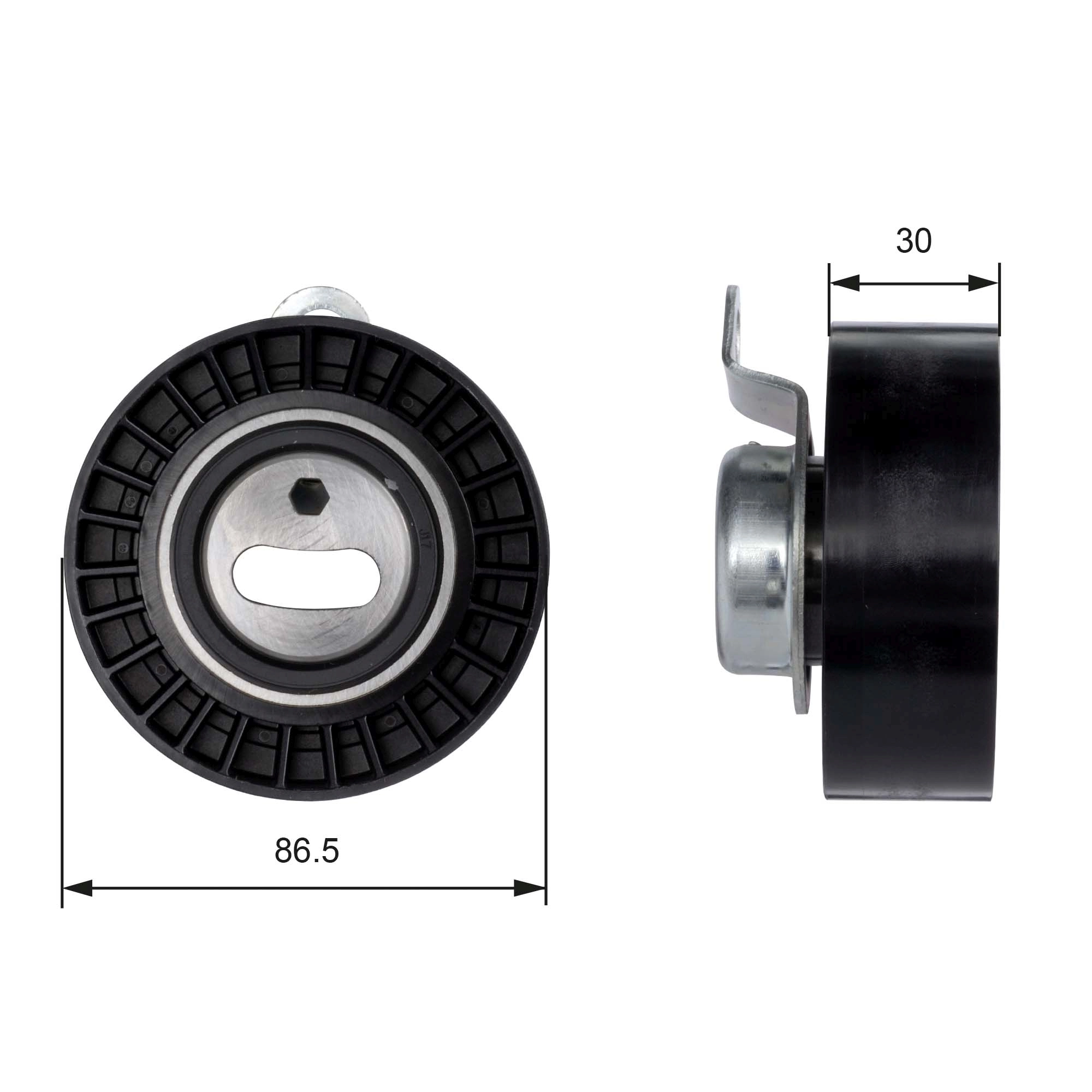 Tensioner Pulley, timing belt PowerGrip™ T41008