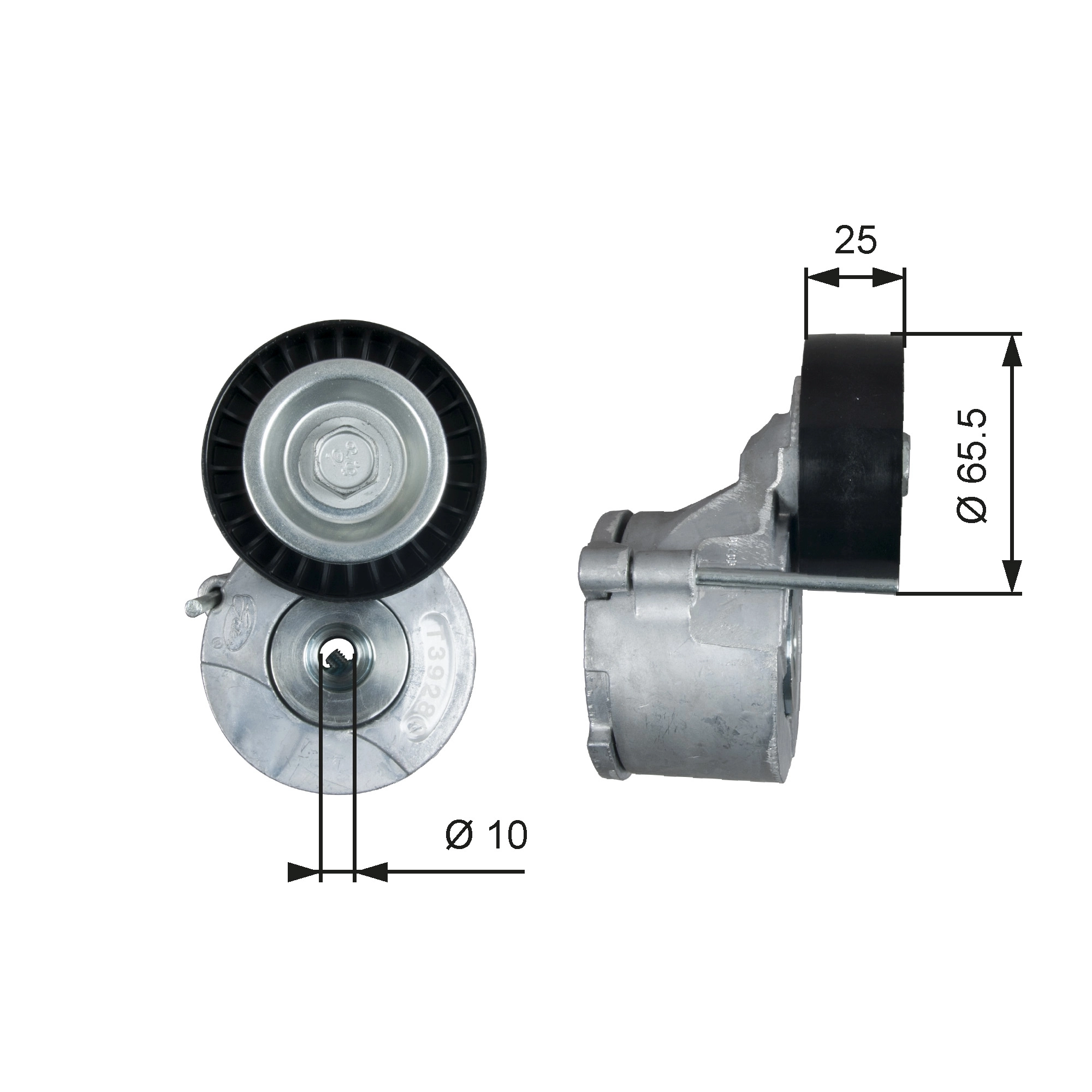 Belt Tensioner, V-ribbed belt DriveAlign™ T39281