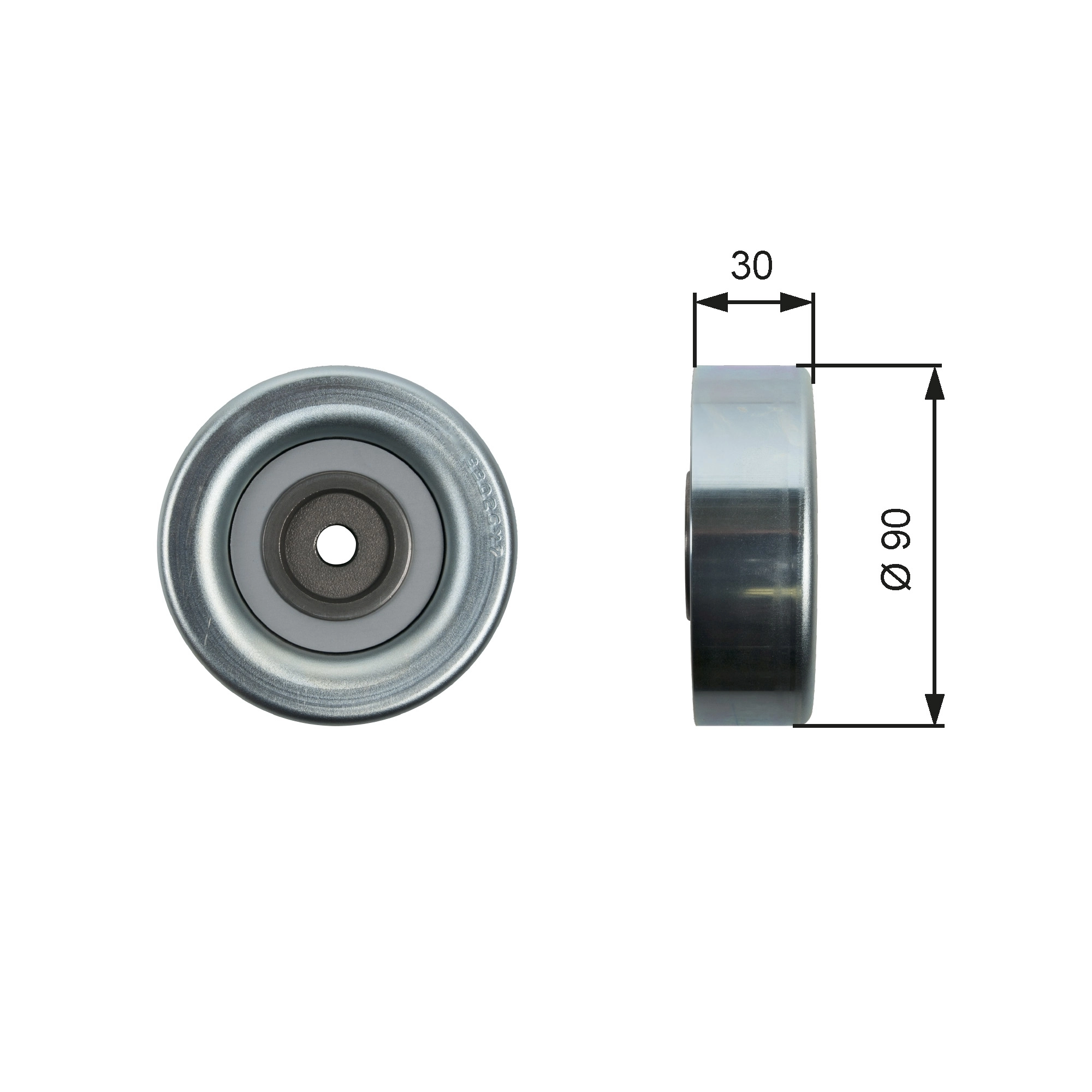 Deflection/Guide Pulley, V-ribbed belt DriveAlign™ T36415