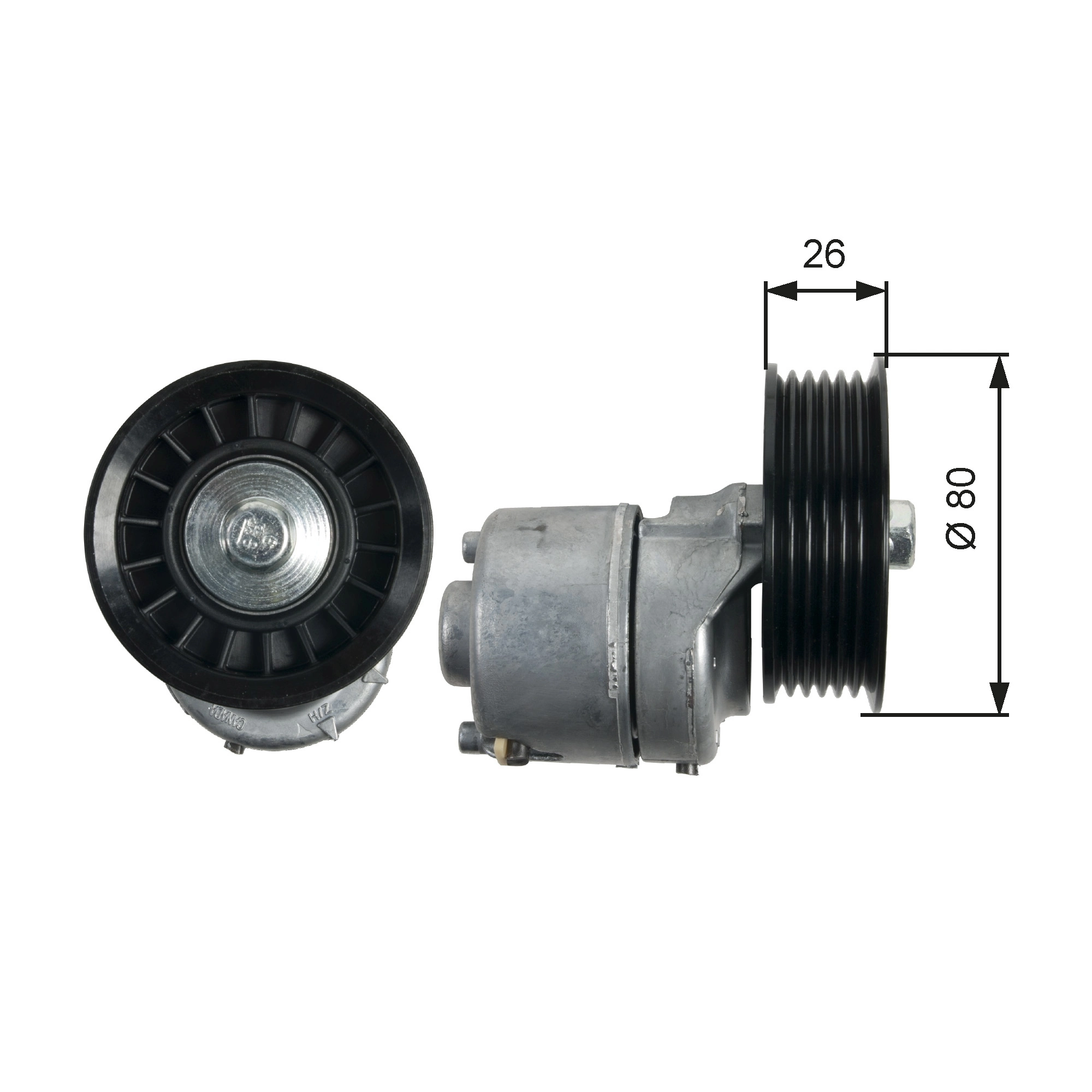 Belt Tensioner, V-ribbed belt DriveAlign™ T39222