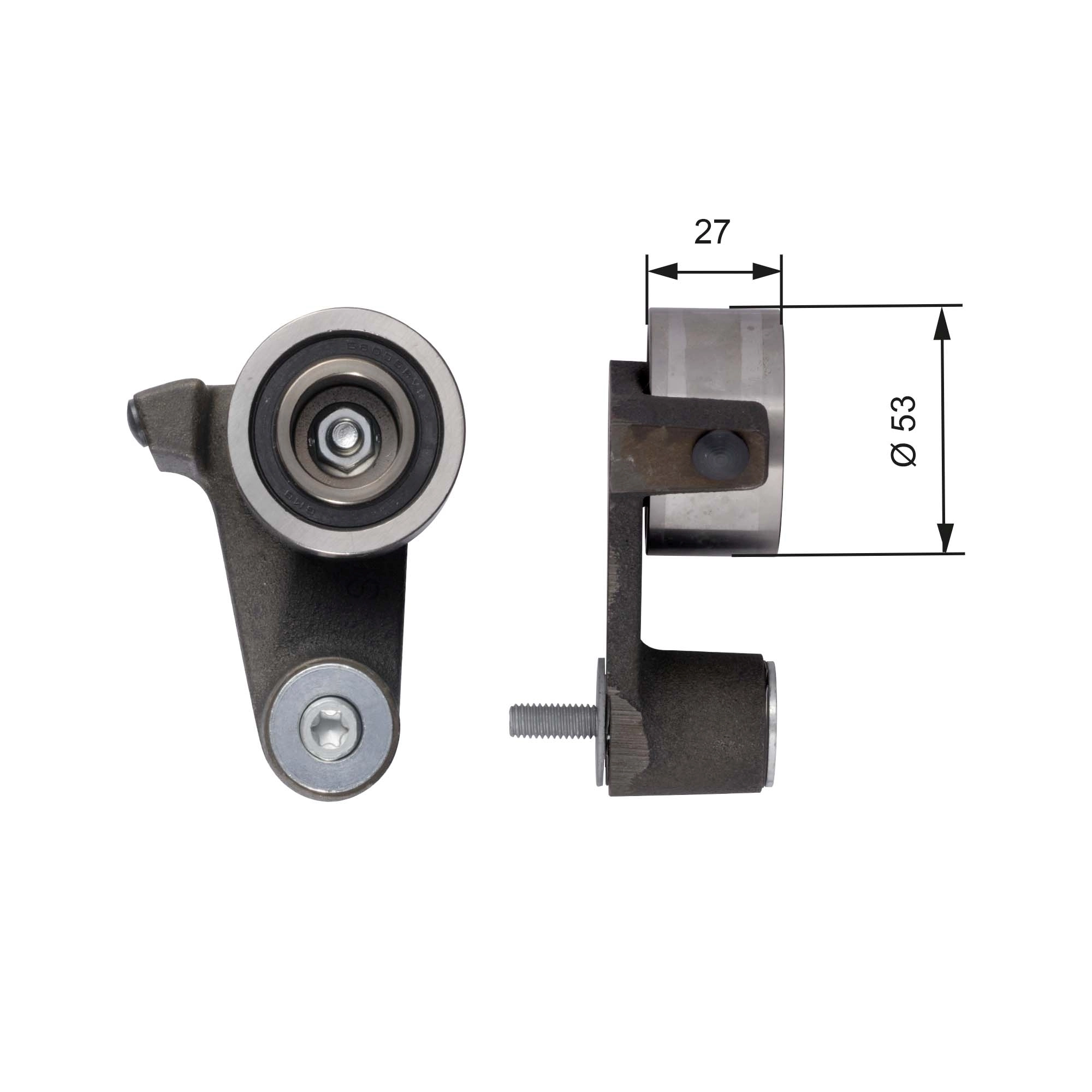 Tensioner Pulley, timing belt PowerGrip™ T41165