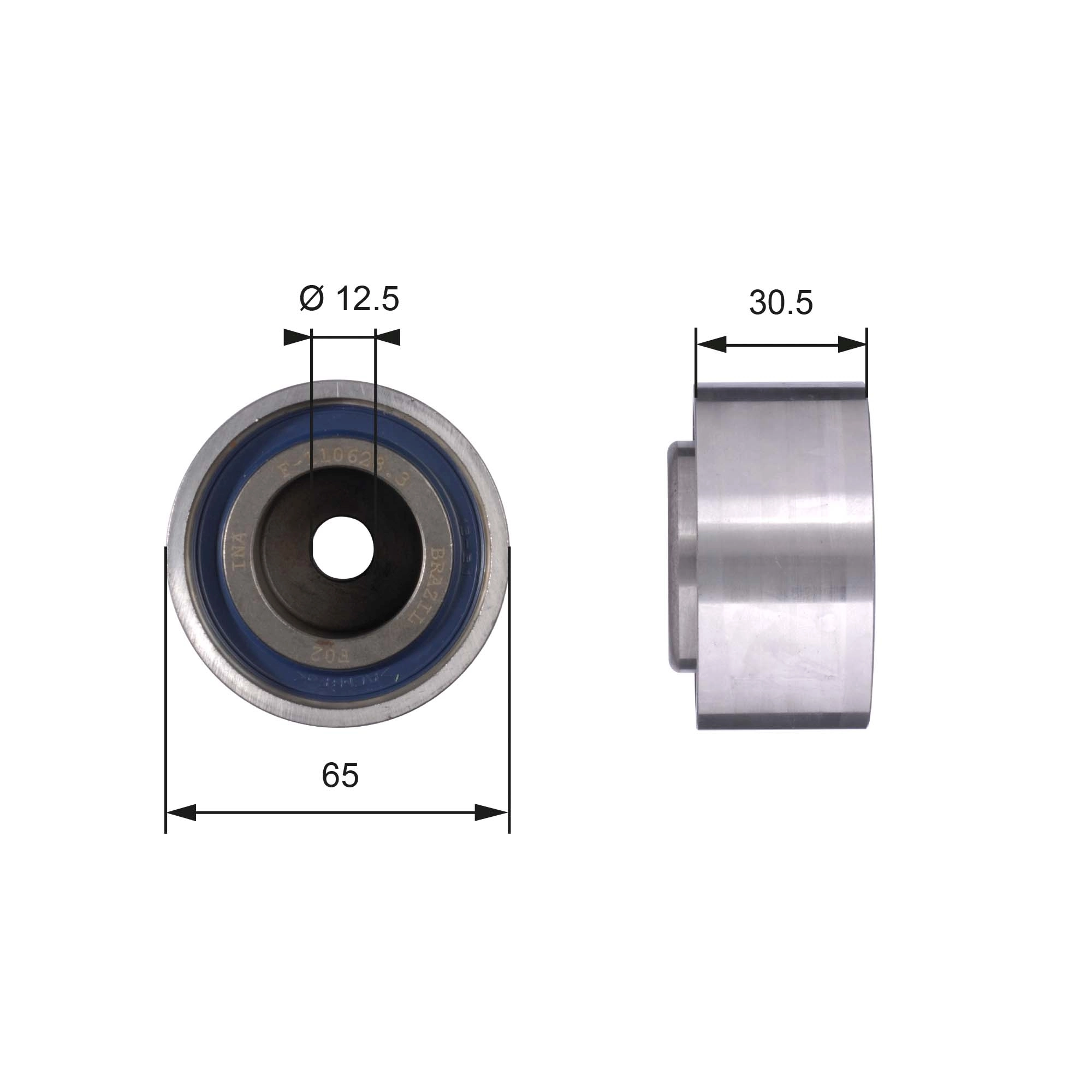 Deflection Pulley/Guide Pulley, timing belt PowerGrip™ T42061