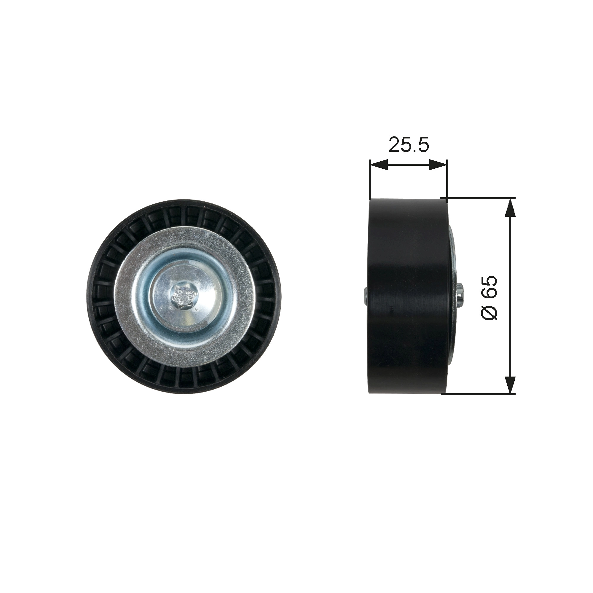 Deflection/Guide Pulley, V-ribbed belt DriveAlign™ T36454