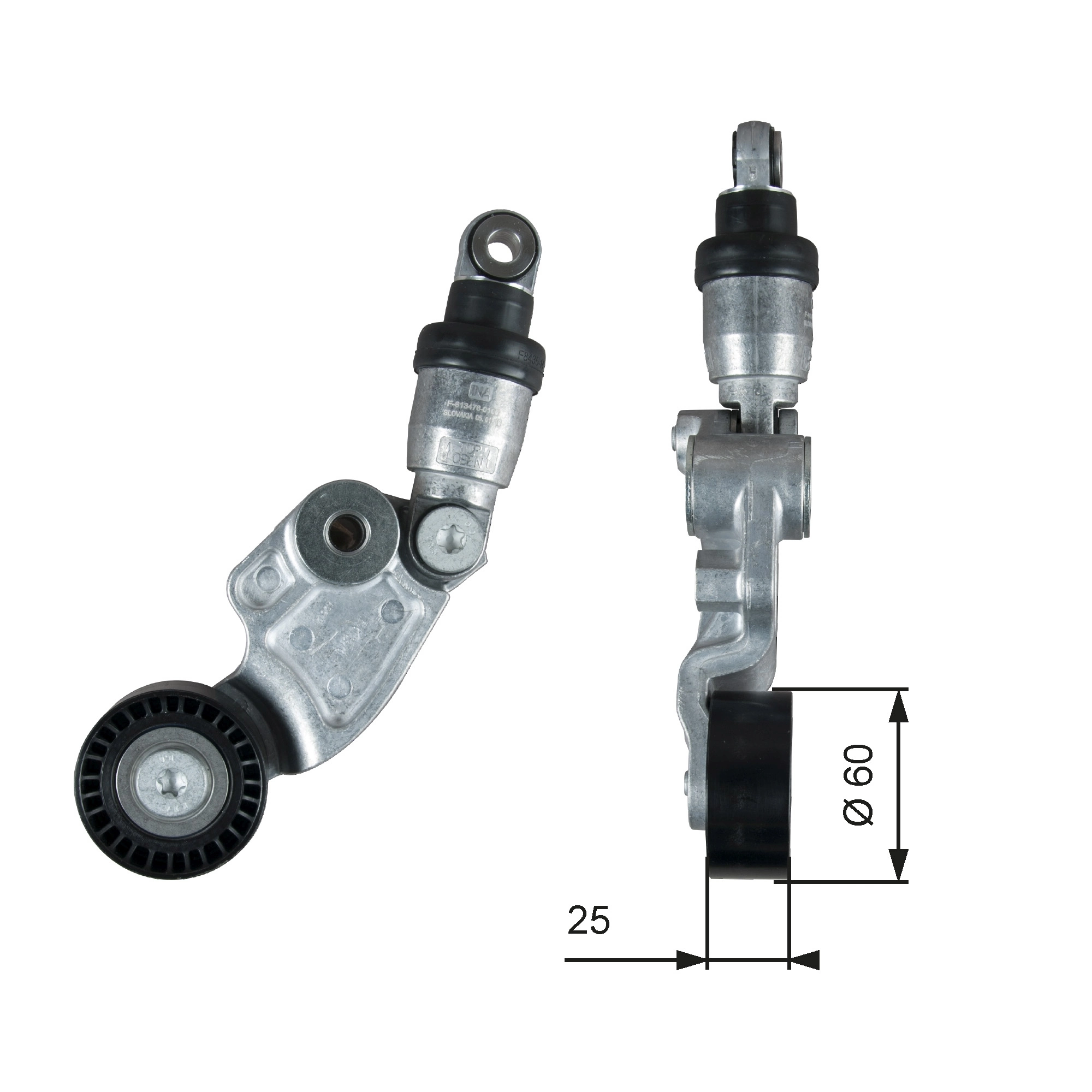 Belt Tensioner, V-ribbed belt DriveAlign™ T39388