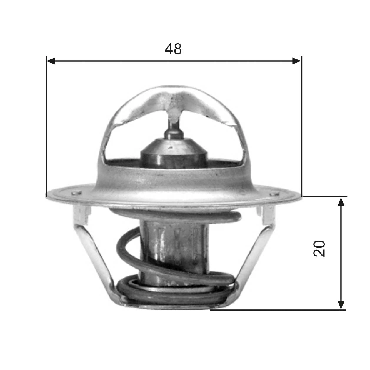 Thermostat, coolant TH00382G1