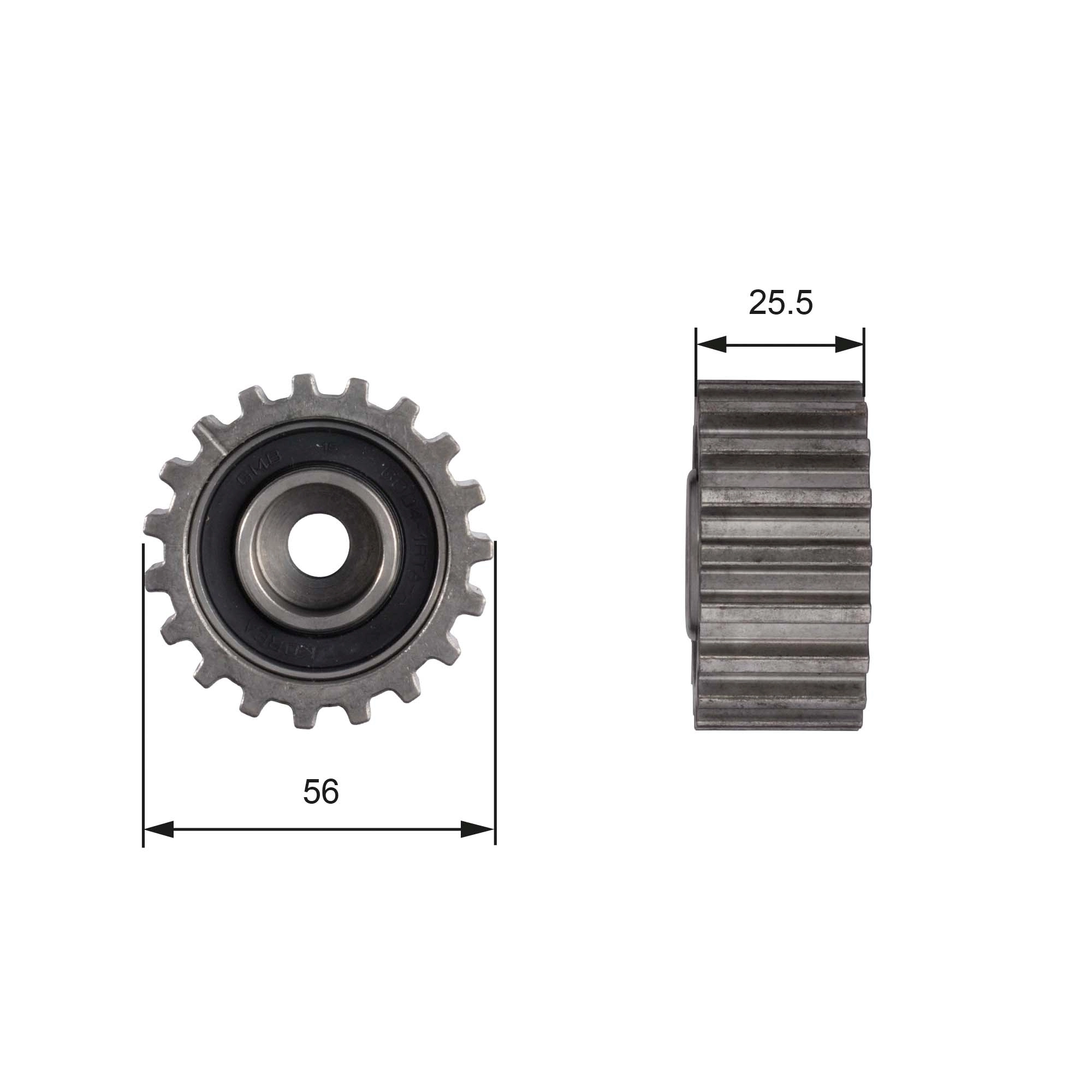 Deflection Pulley/Guide Pulley, timing belt PowerGrip™ T42000
