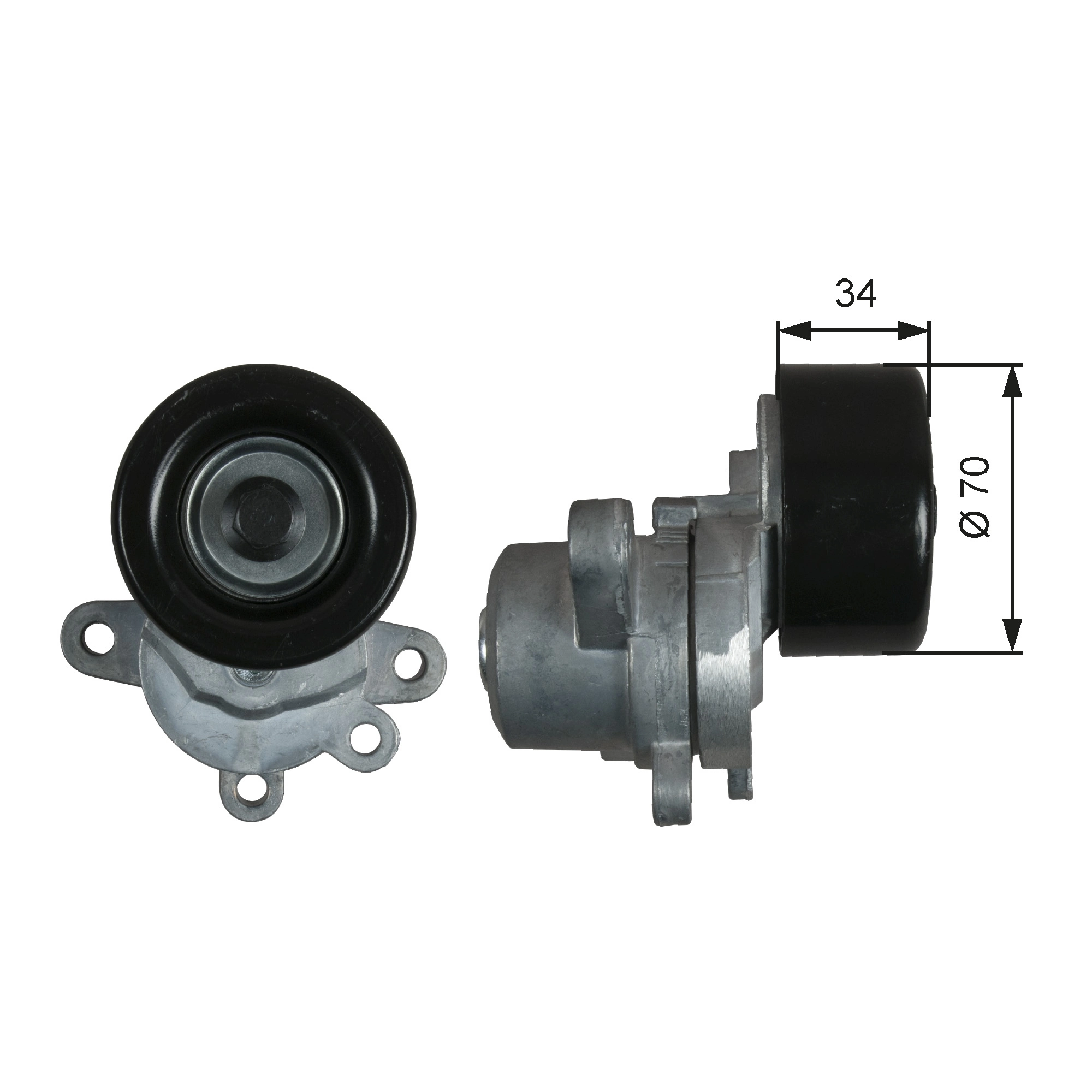 Belt Tensioner, V-ribbed belt DriveAlign™ T39155