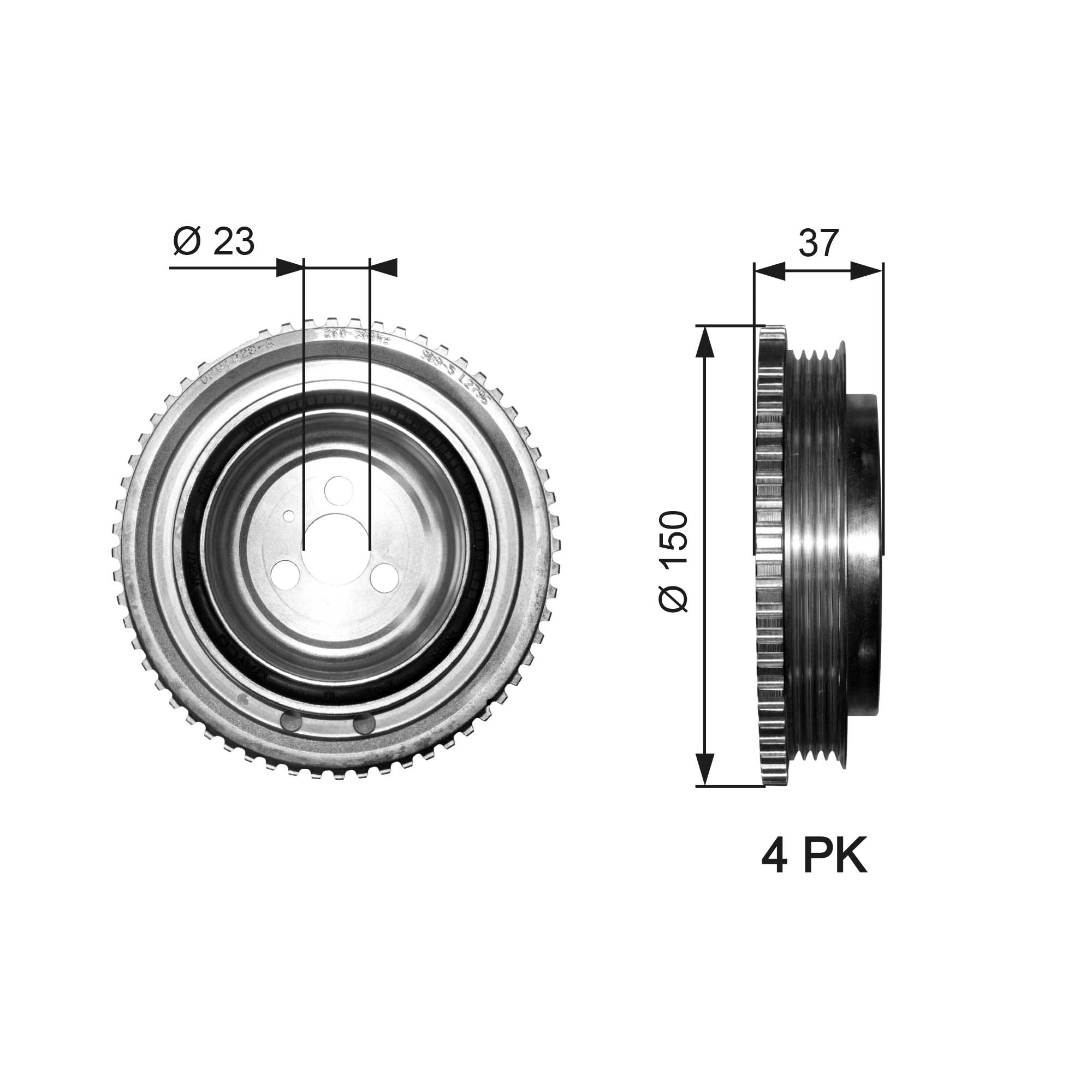 Belt Pulley, crankshaft DriveAlign™ TVD1053