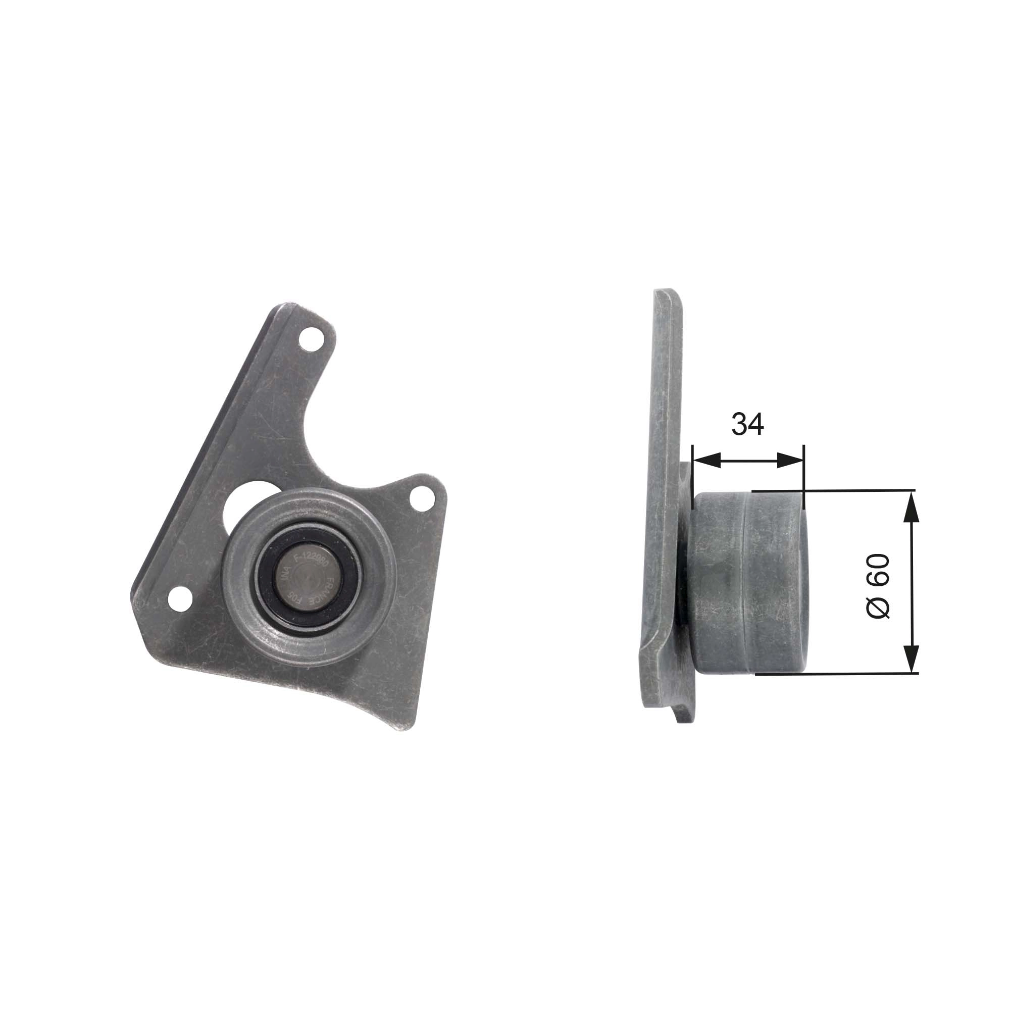Deflection Pulley/Guide Pulley, timing belt PowerGrip™ T42069