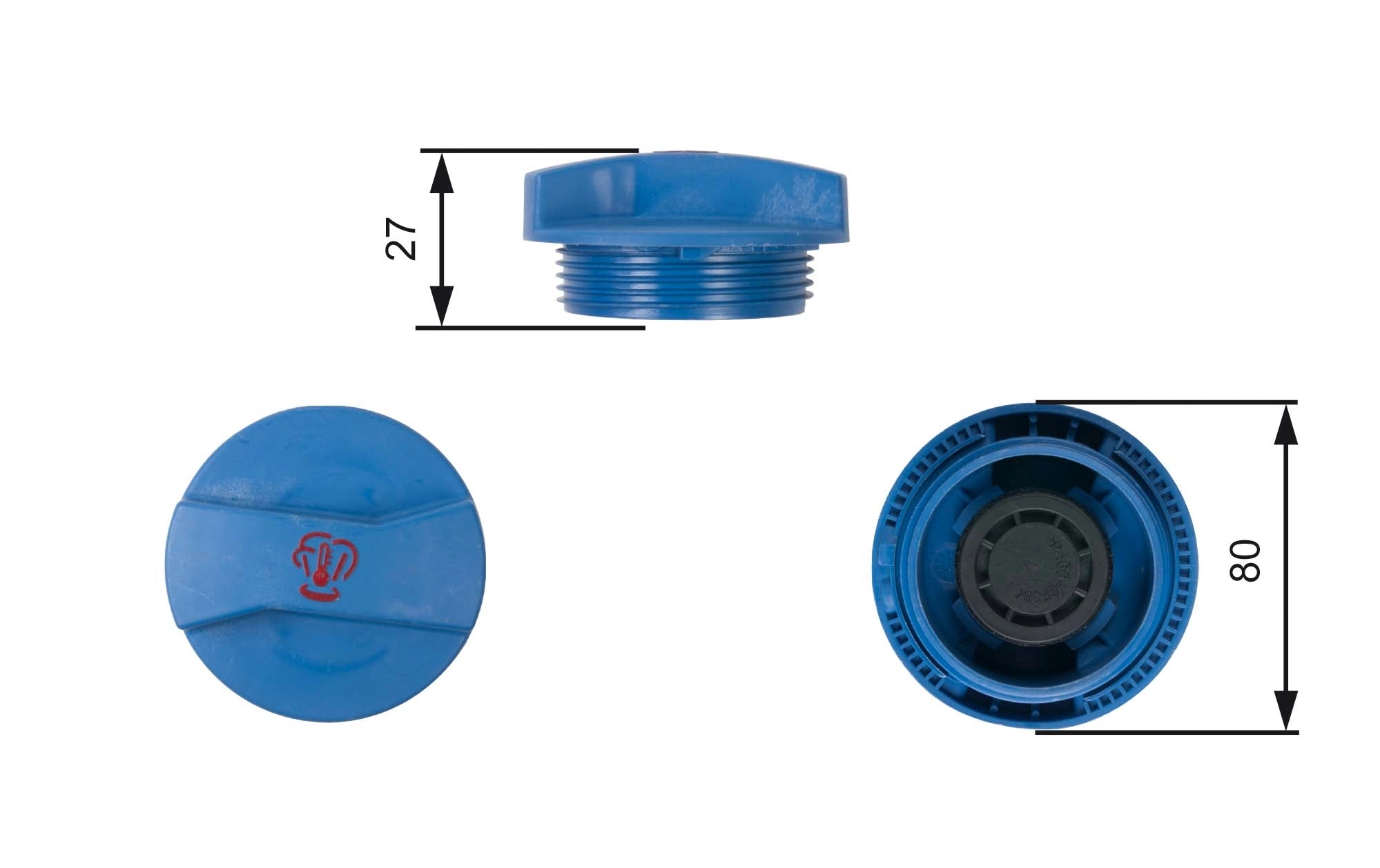 Cap, coolant tank RC211