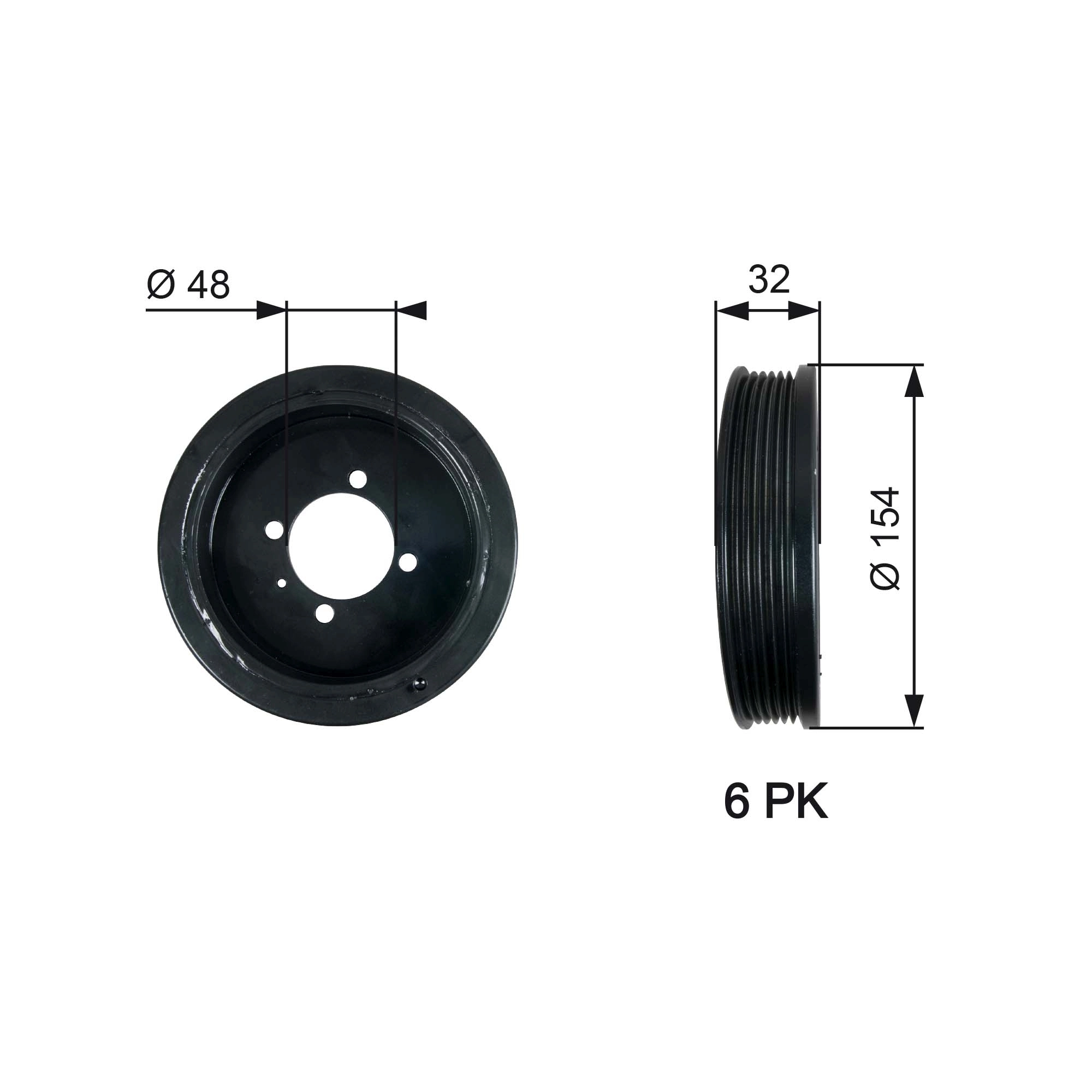 Belt Pulley, crankshaft DriveAlign™ TVD1130