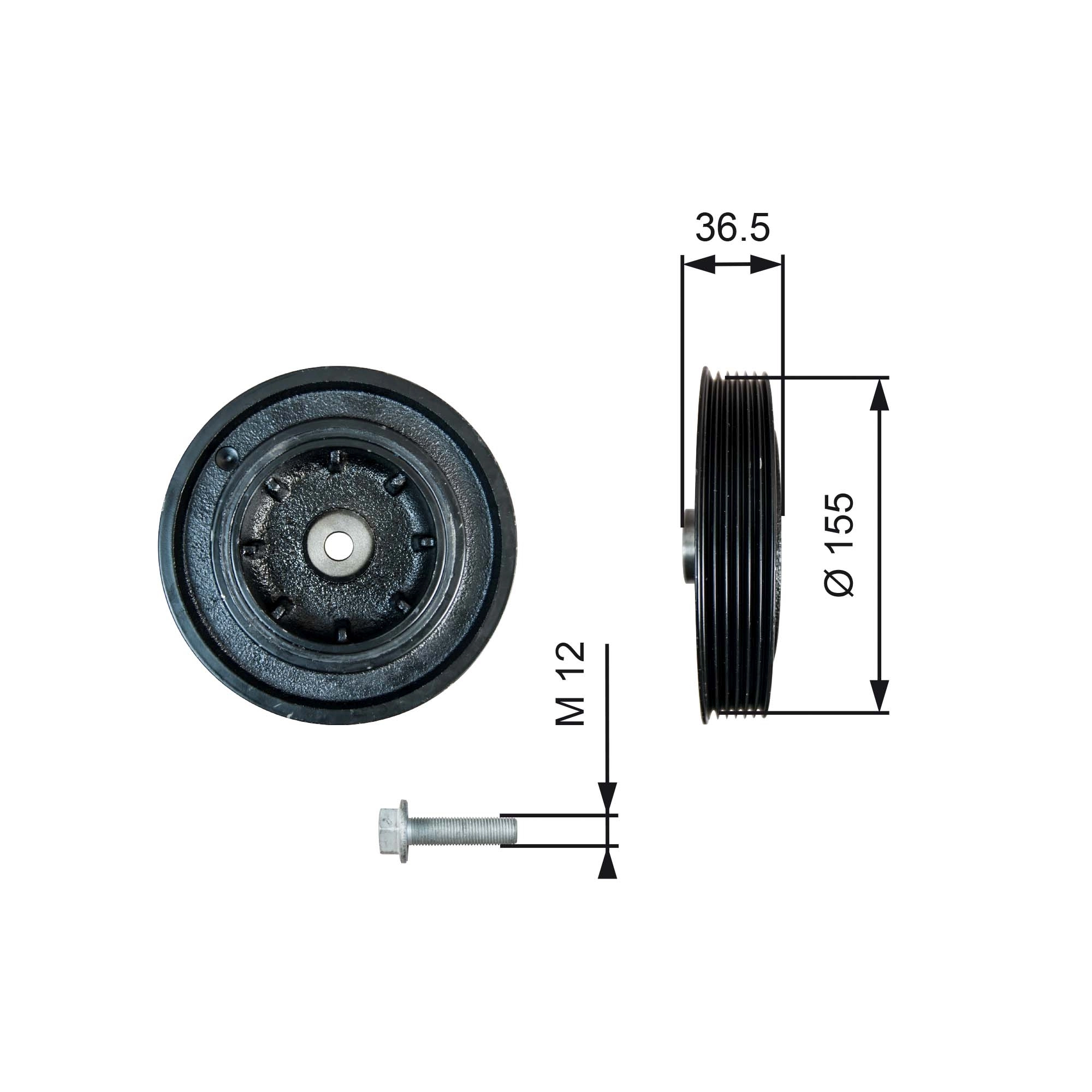 Belt Pulley, crankshaft DriveAlign™ TVD1128A