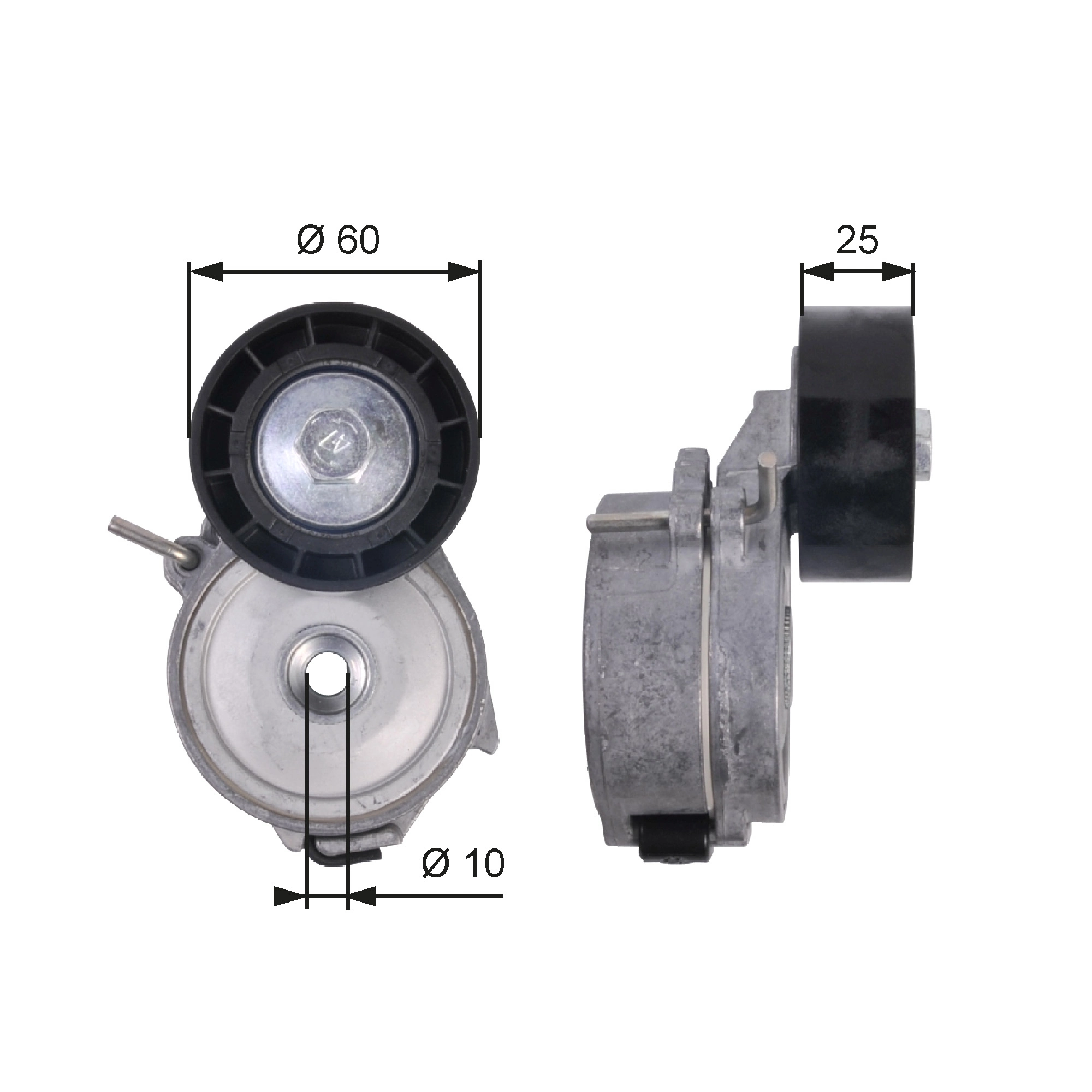 Belt Tensioner, V-ribbed belt DriveAlign™ T39126