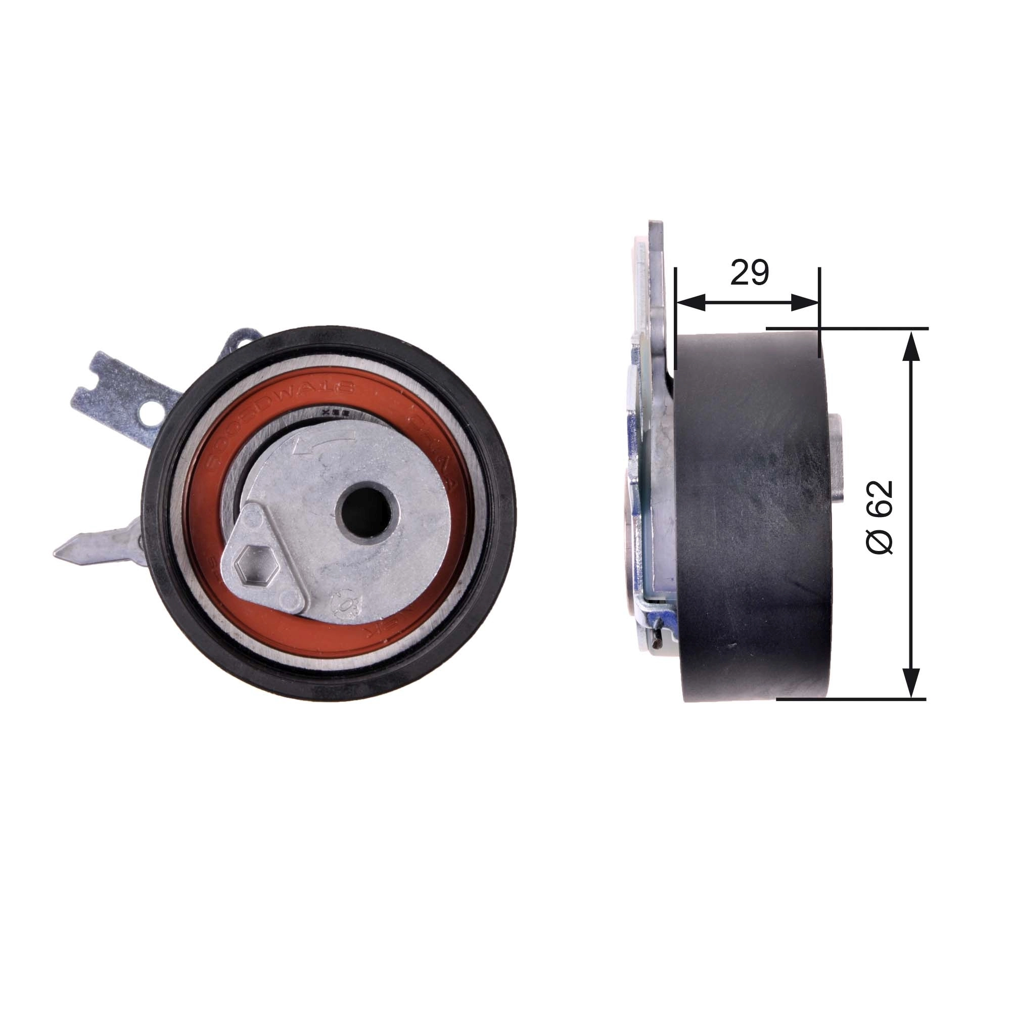 Tensioner Pulley, timing belt PowerGrip™ T43218