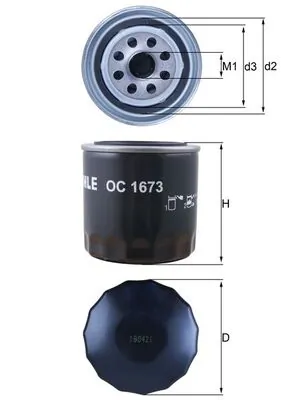 Oil Filter OC 1673
