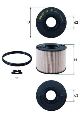 Fuel Filter KX 192D