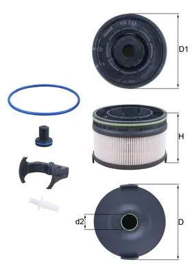 Fuel Filter KX 533KIT