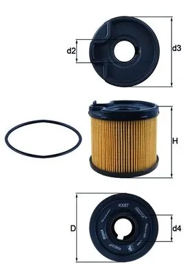 Fuel Filter KX 87D