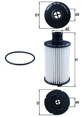 Oil Filter OX 774D