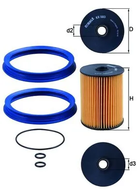 Fuel Filter KX 503D