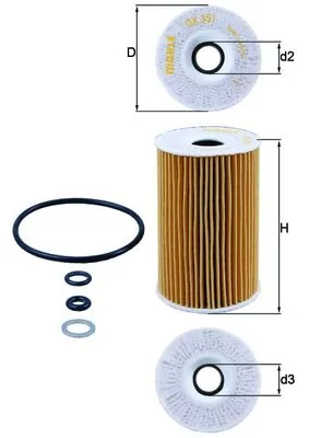Oil Filter OX 351D