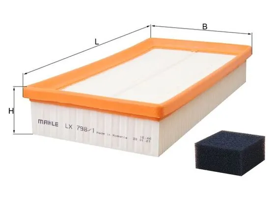 Air Filter LX 798/1