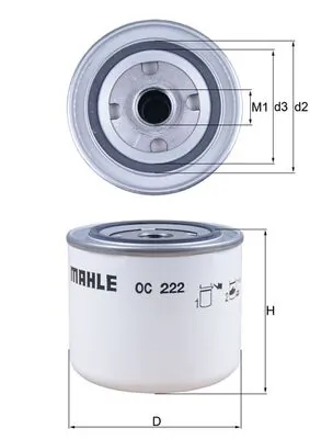 Oil Filter OC 222