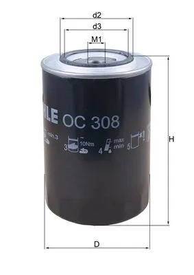 KNECHT OC 308 Oil Filter