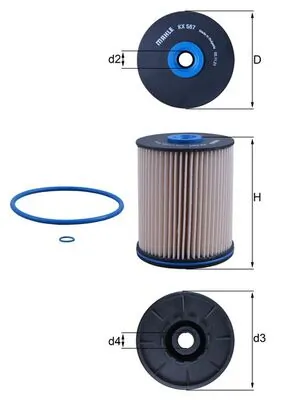 Fuel Filter KX 567D