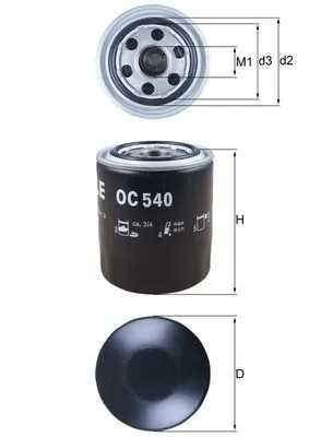 Oil Filter OC 540