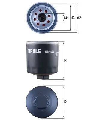 Oil Filter OC 1539