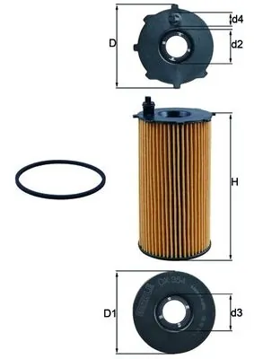 Oil Filter OX 354D