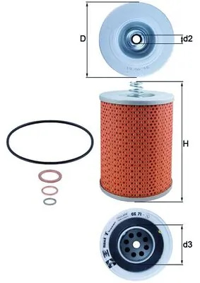 Oil Filter OX 71D