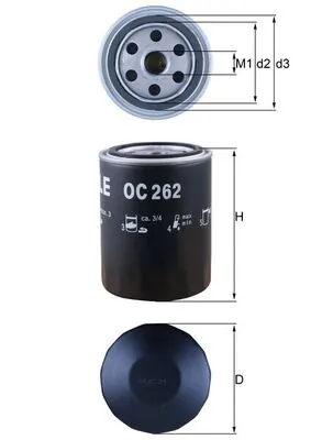 Oil Filter OC 262