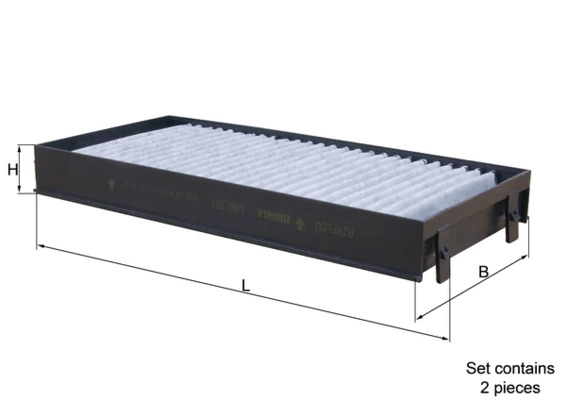 Filter, cabin air LAK 221/S