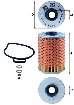 Oil Filter OX 151D