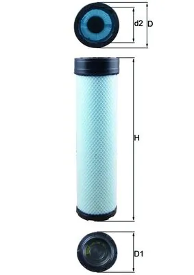 Secondary Air Filter LXS 284