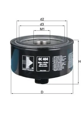 Oil Filter OC 404