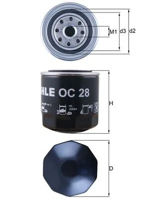 Oil Filter OC 28